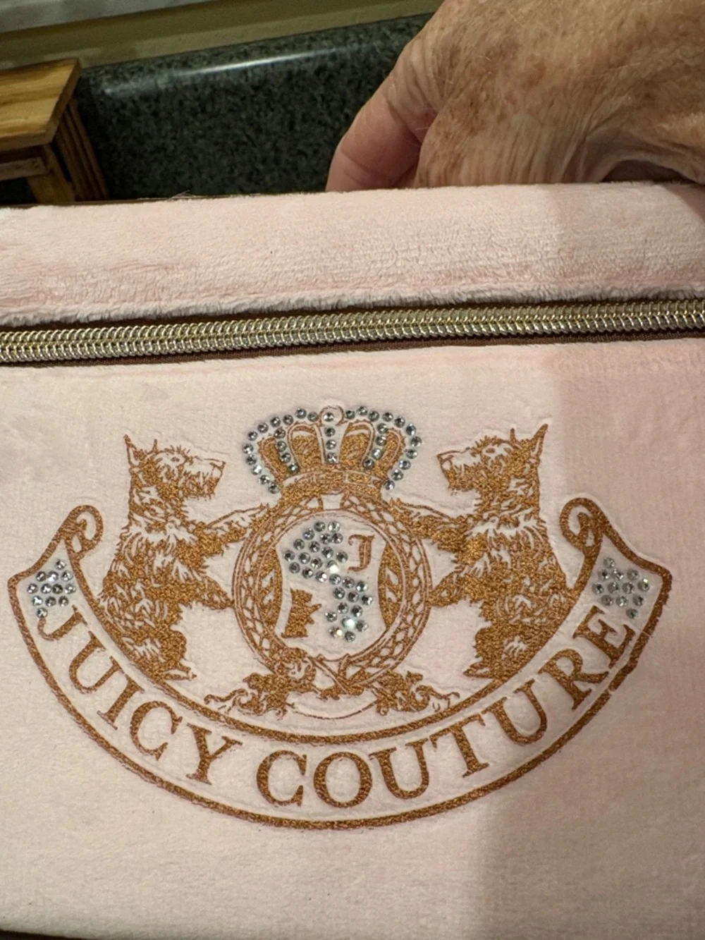 NWT BABY PINK JUICY COUTURE MAKEUP/ORGANIZER TRAVEL BAG